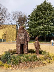 哈利波特與海格雕像