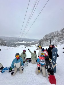 栂池雪場合影
